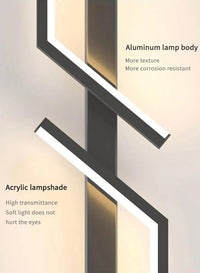 LED аплик Modern Lines Black 60cm еквивалент 100W