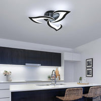 LED осветително тяло Mini Narcisse Black еквивалент 250W с дистанционно
