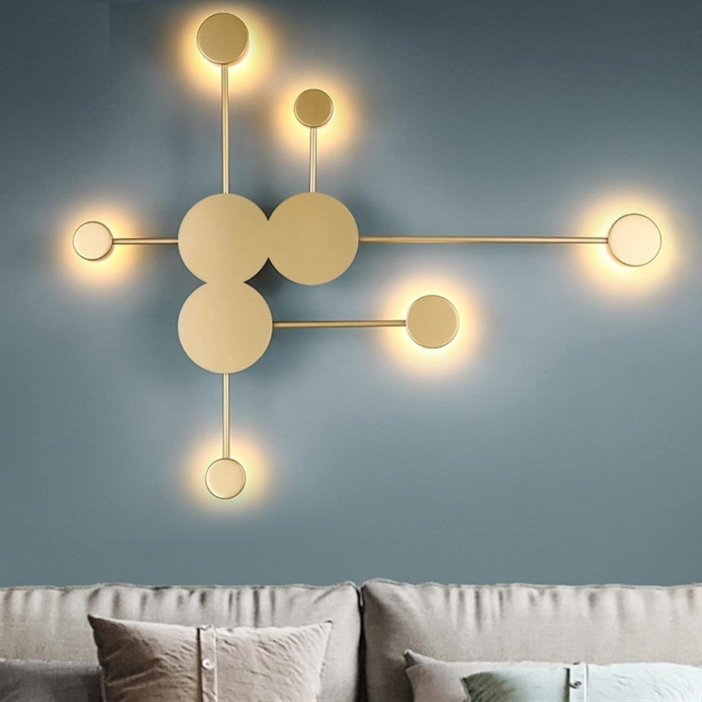 LED аплик Modern Style-6 Gold еквивалент 200W