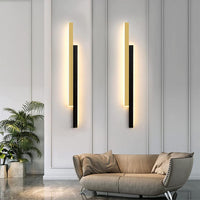 LED аплик SCARLET 22W 80cm черен+златен