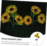 Соларна LED градинска лампа SUNFLOWER