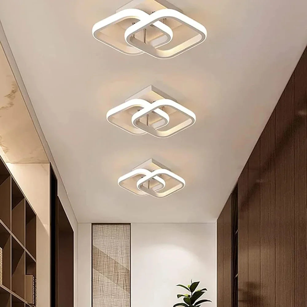 LED осветително тяло 32W Double Square бяло еквивалент 200W
