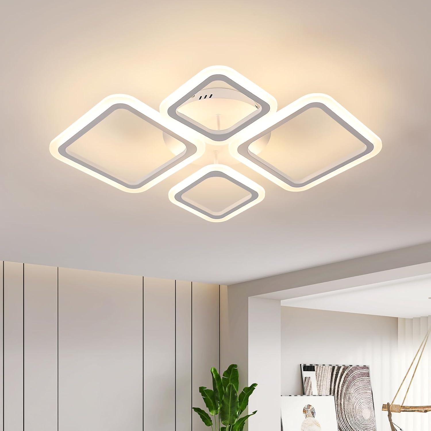 LED осветително тяло 2+2 DIAMOND Еквивалент 350W Дистанционно управление