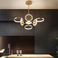 LED осветително тяло Gambit Gold 3+3+1 Регулируеми рамена Еквивалент 500W Дистанционно