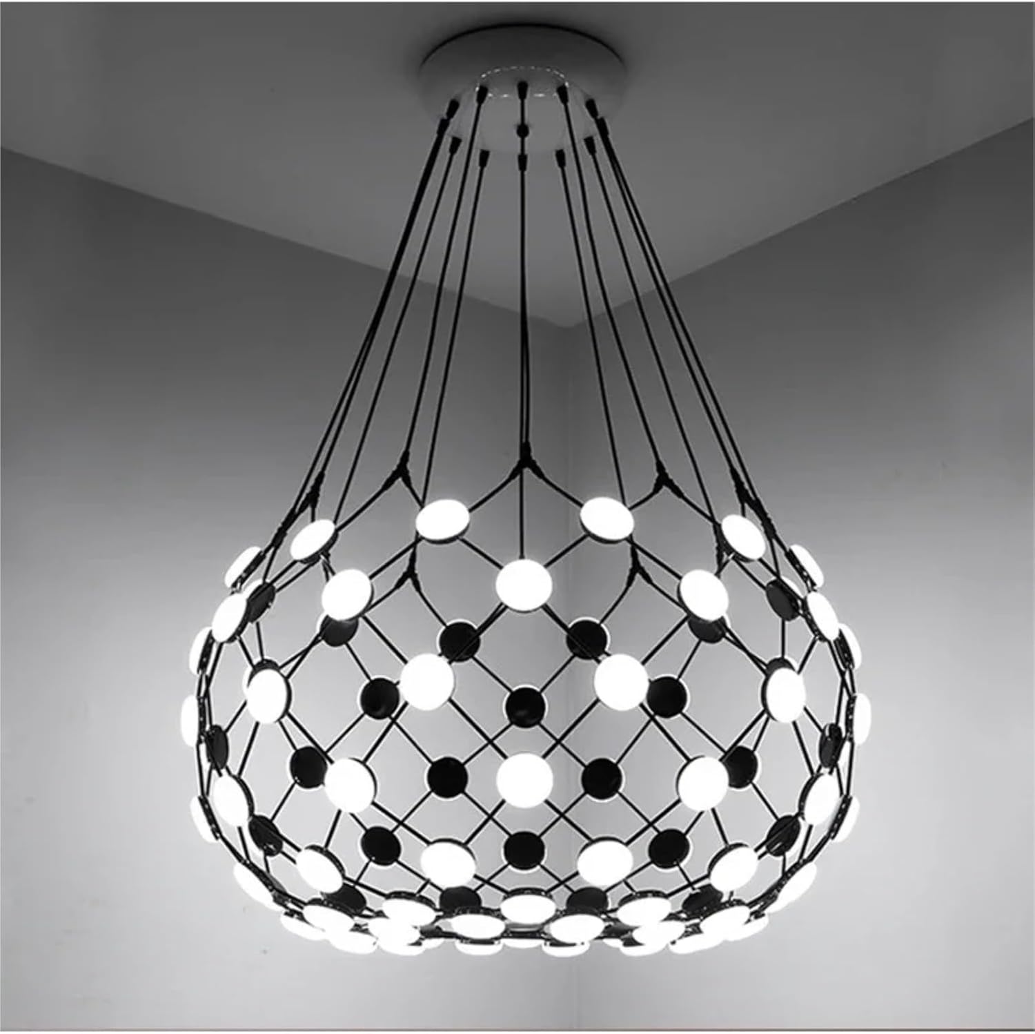 LED пендел LUGARO DIA Black