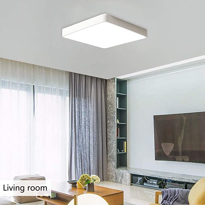 LED плафон 40W ULTRA-THIN квадратен, еквивалентен на 400W