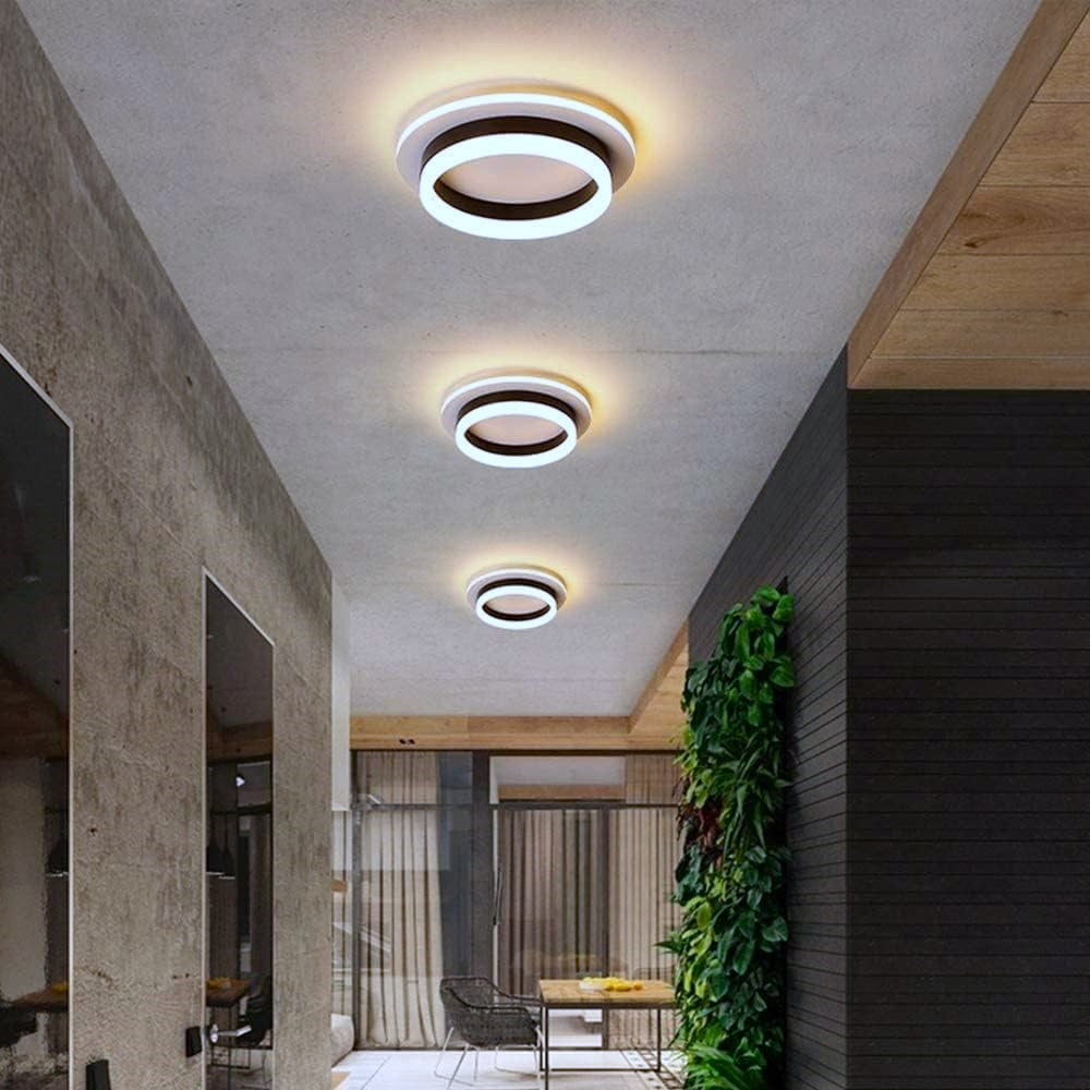 LED осветително тяло 50W RING BLACK еквивалент 200W