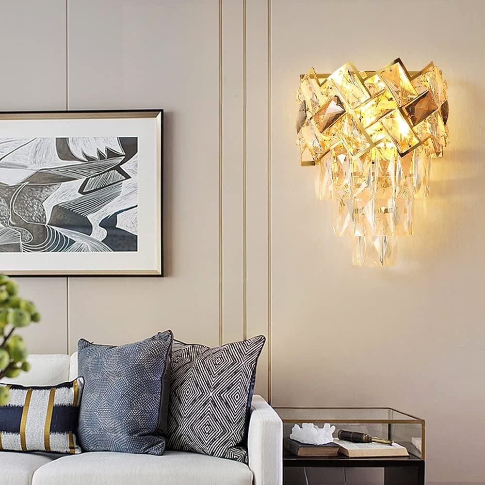 Аплик за стена Malli Gold Cristal