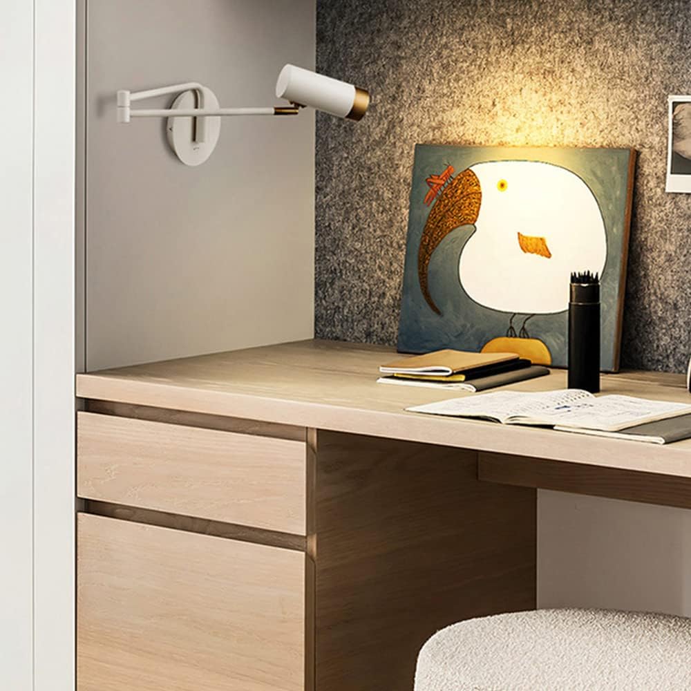 LED аплик AVANI Регулируем Бял+златист