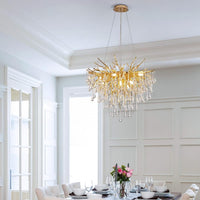 Candelabru Cristal Luxury Golden Tears 40Cm Chandeliers Crystal