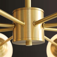 Осветително тяло Абажур MAT GOLD 12XE27 DX103/6+6