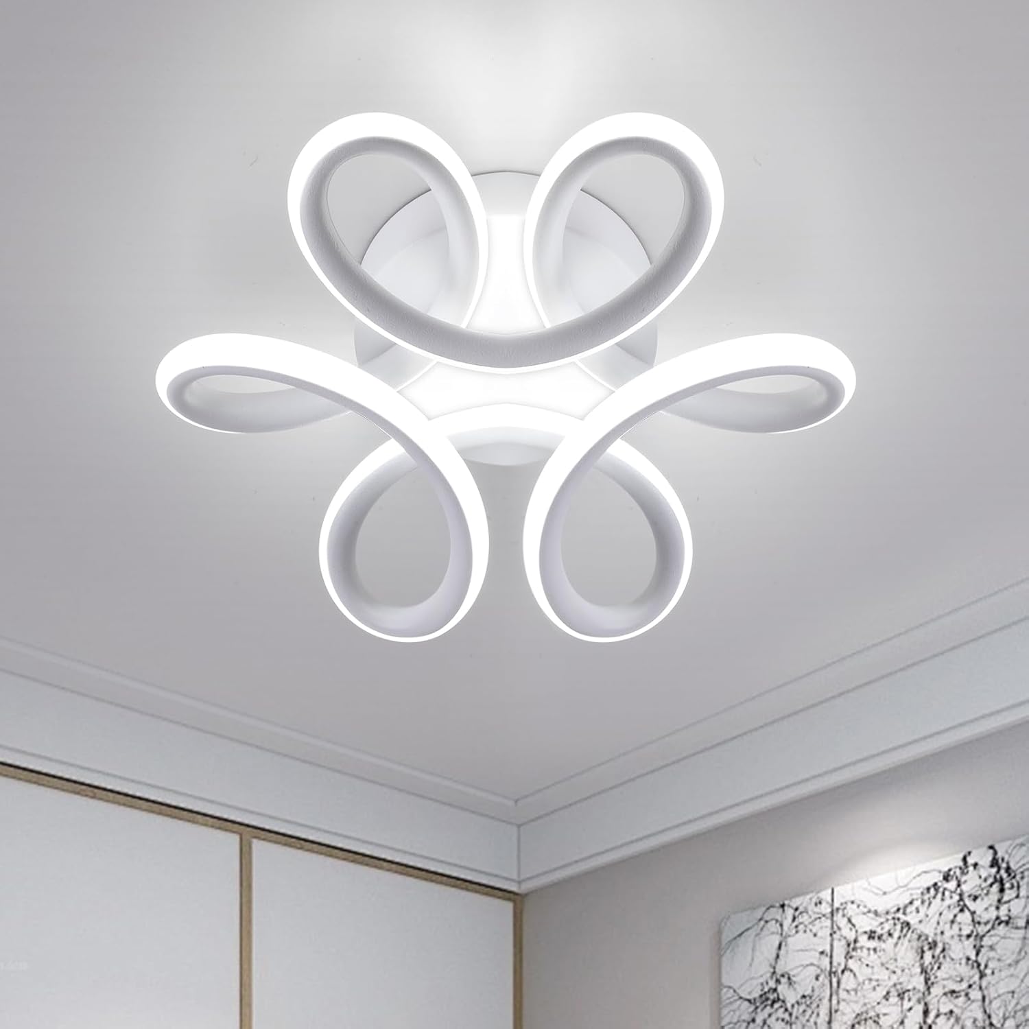 LED осветително тяло 48W Mariola бяла еквивалент 200W