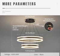 LED осветително тяло 204W KING Black 2 сегмента с дистанционно