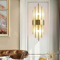 Стенен аплик Cristal Golden CROWN
