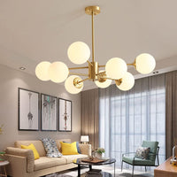 Осветително тяло Абажур MAT GOLD 8XE27 DX103-4+4 GD