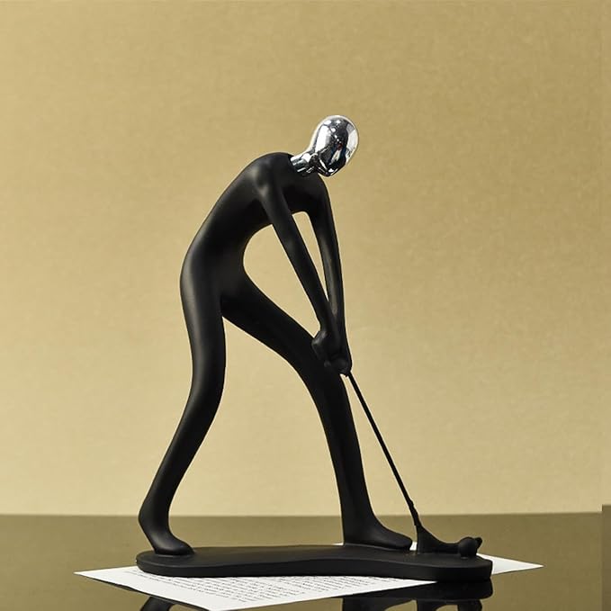 Статуетка Golfer Black Moderna 23cm