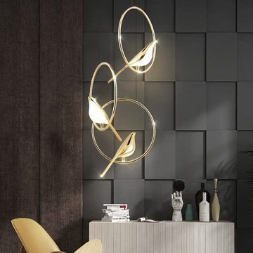 Пендел LED Luxury Golden Swallow