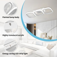 LED осветително тяло 60W ENZO SQUARE БЯЛ Еквивалент 300W