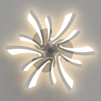 LED осветително тяло Clio с вентилатор, еквивалент 300W, с дистанционно управление