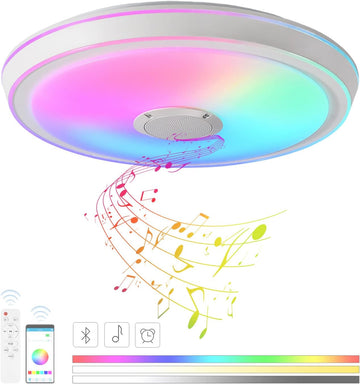 LED плафон SMART 50W RGB+CCT, Bluetooth и дистанционно, еквивалент на 400W