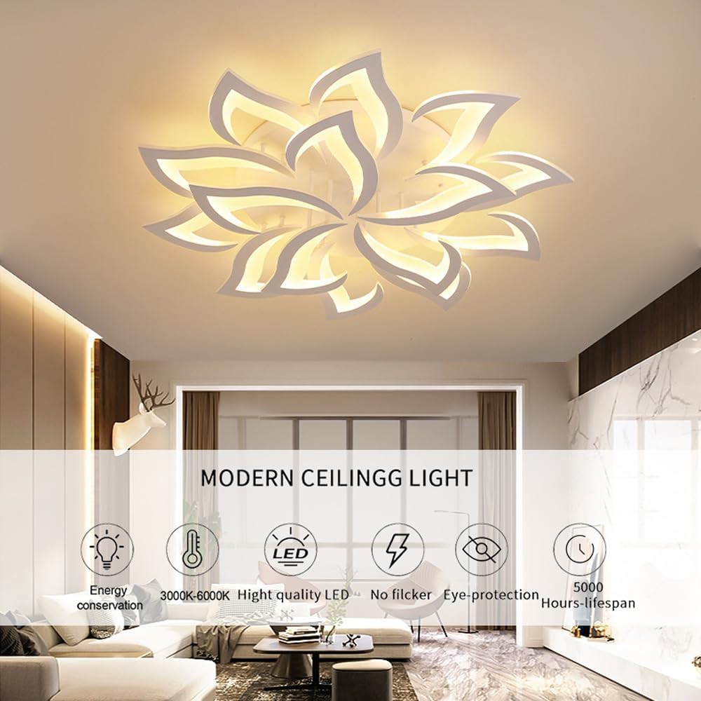 LED осветително тяло NARCISSE GIGANT Дистанционно Еквивалент 1200W
