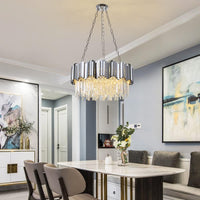 Полилей кристал GLORY SILVER 50CM с верига