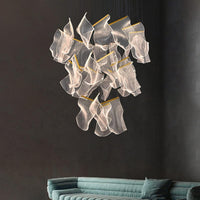 LED осветително тяло Luxury PAPER QUILL GOLD 25 елемента Еквивалент 500W