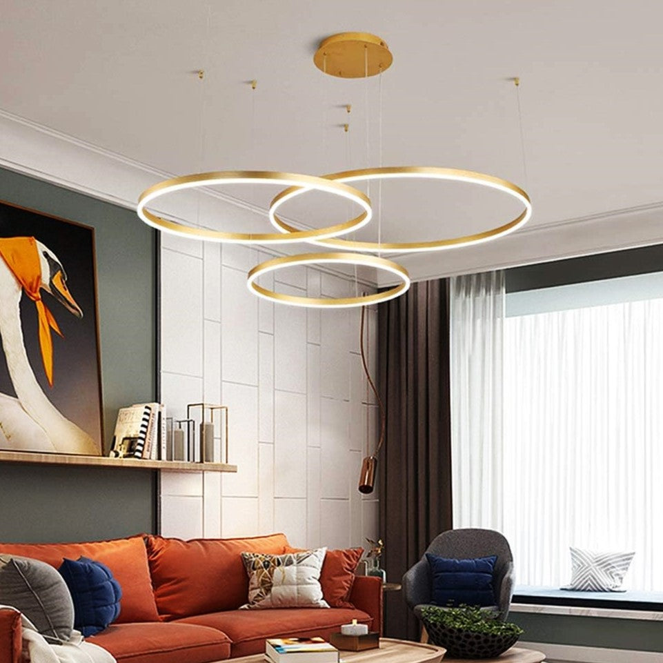 LED осветително тяло WONDERLAND GOLD 3 подвижни сегмента с дистанционно - 30+40+60cm
