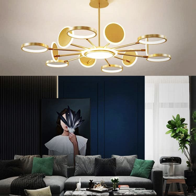 LED осветително тяло Gambit Gold 6+6+1 Регулируеми рамена Еквивалент 800W Дистанционно управление