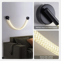 LED аплик Nordic Style Light Rope Tube G4011 Black