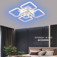 LED осветително тяло SQUARE RGB 55cm Еквивалент 800W Дистанционно