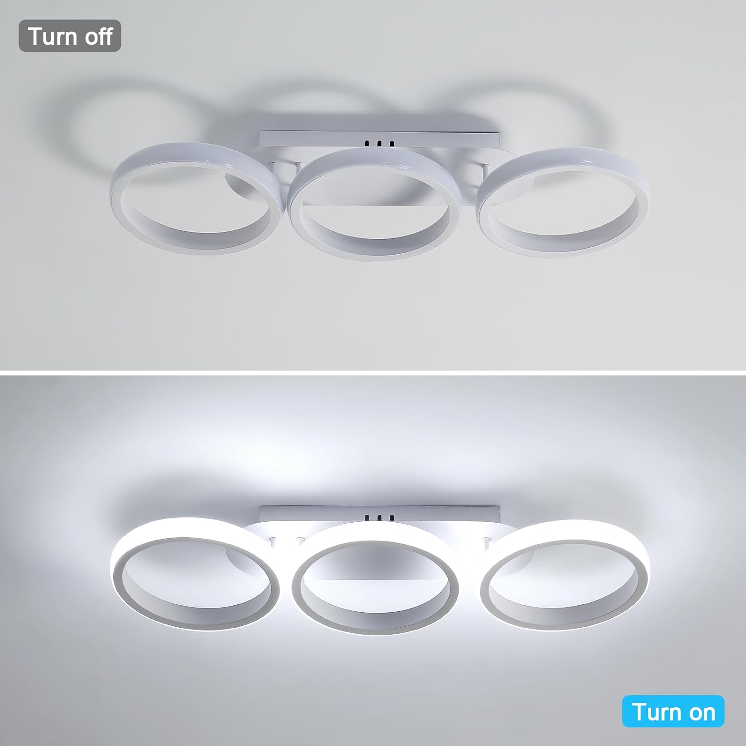 LED осветително тяло 54W ENZO CIRCLE БЯЛ Еквивалент 300W