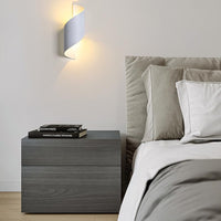LED аплик за външен монтаж 10W бяла спирала