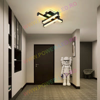 LED аплик LINNES SQUARE 62W BLACK Еквивалент 300W