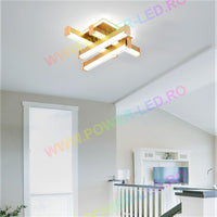 LED аплик LINNES SQUARE 62W GOLD еквивалент 300W