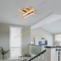 LED аплик LINNES SQUARE 62W GOLD еквивалент 300W