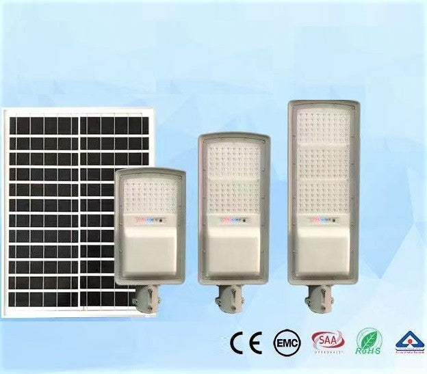 Соларна LED улична лампа 100W с включено рамо и дистанционно управление