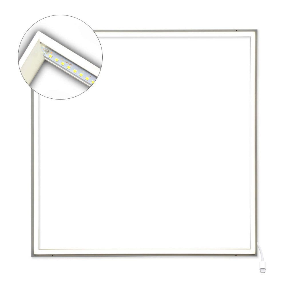 LED панел 40W 60x60cm тънък, тип рамка
