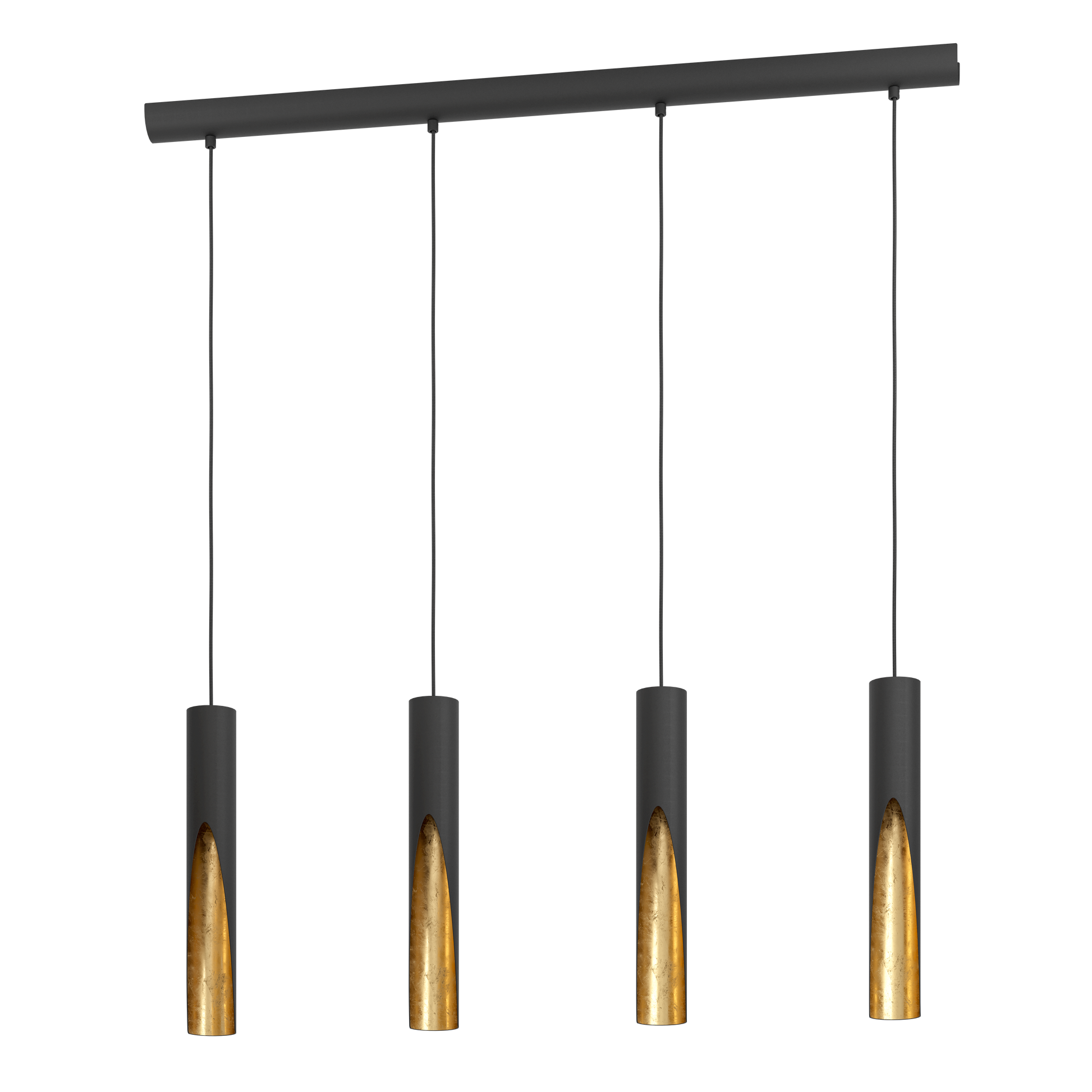 Осветително тяло тип пендел BARBOTTO Black & Gold 110CM