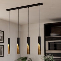 Осветително тяло тип пендел BARBOTTO Black & Gold 110CM