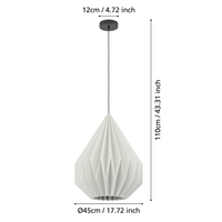Пендел MINTING White & Black 110CM