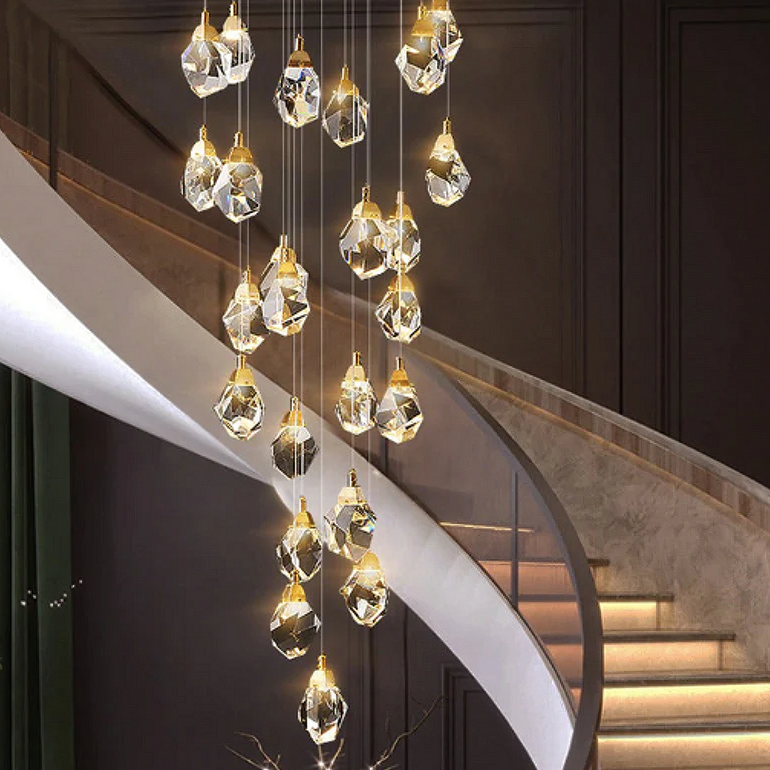 Осветително тяло LED Luxury Crystal Flowing Diamonds