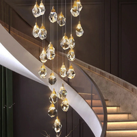 Осветително тяло LED Luxury Crystal Flowing Diamonds