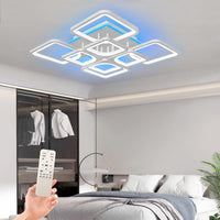 LED осветително тяло 4+4 SQUARE Gigant RGB Еквивалент 1000W Дистанционно