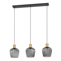 Осветително тяло тип пендел EMPOLI Black & Gold 110CM