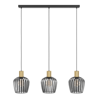 Осветително тяло тип пендел EMPOLI Black & Gold 110CM