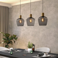 Осветително тяло тип пендел EMPOLI Black & Gold 110CM