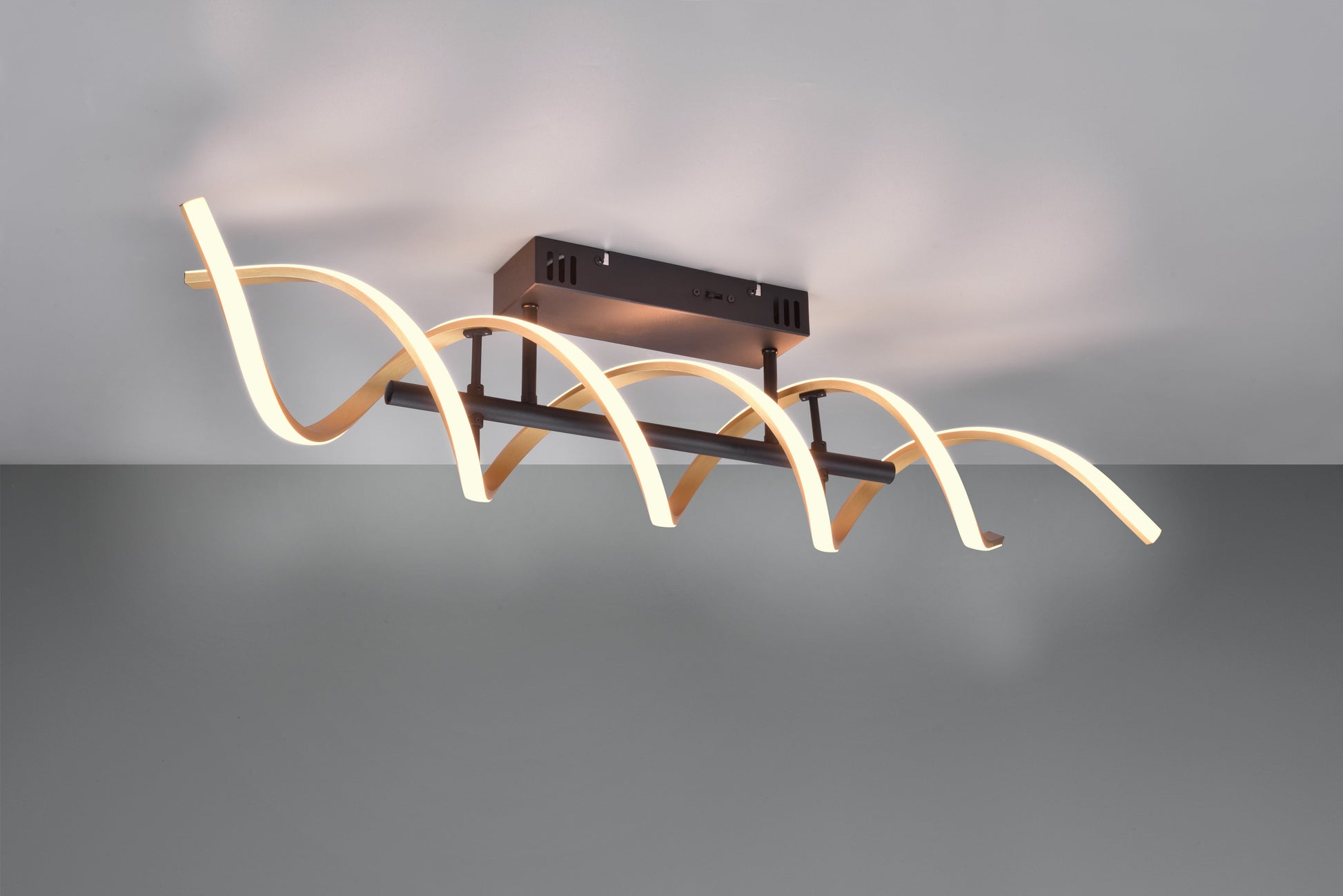 LED осветително тяло SEQUENCE Gold+Black Еквивалент 300W