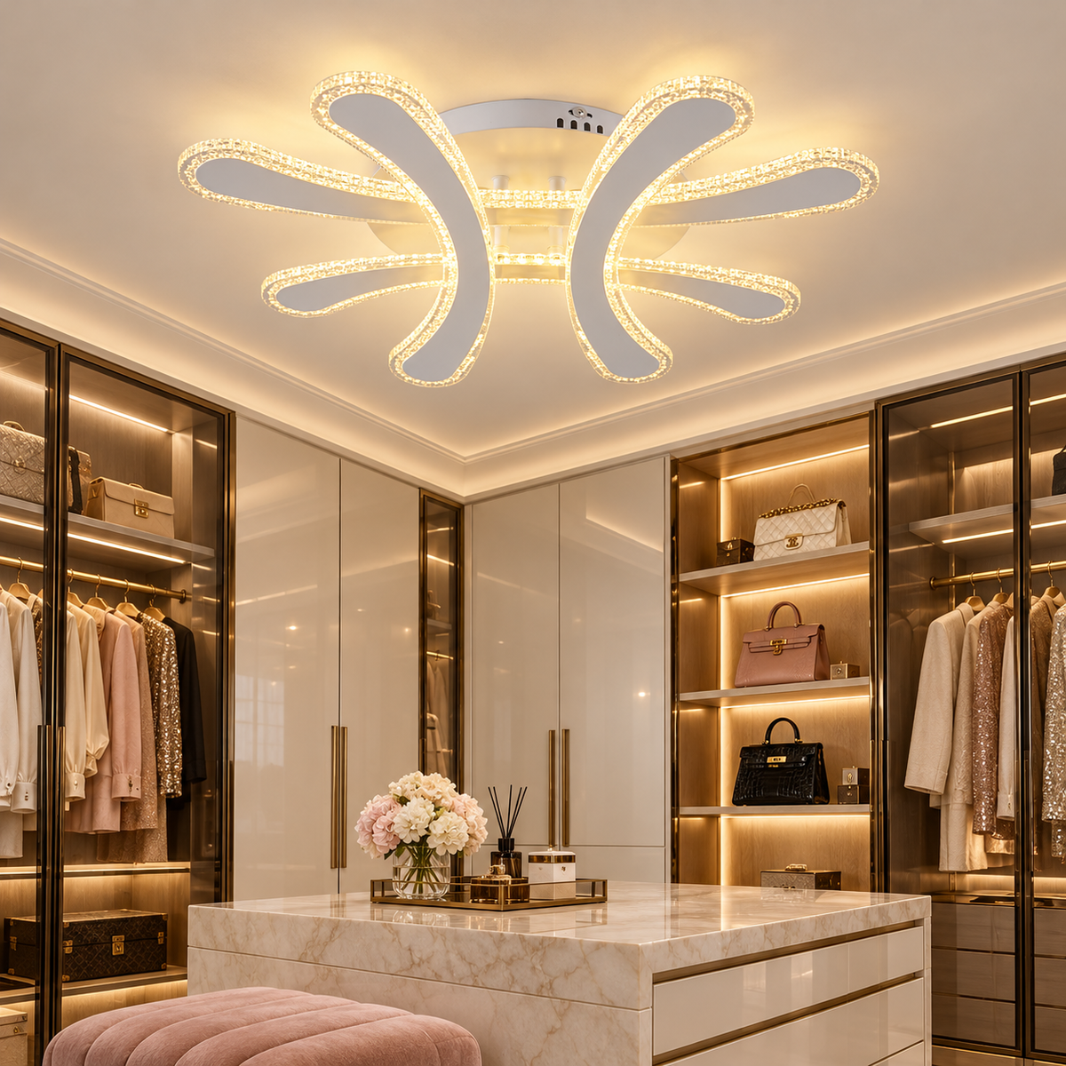 LED осветително тяло 144W Kyno еквивалент 500W с дистанционно