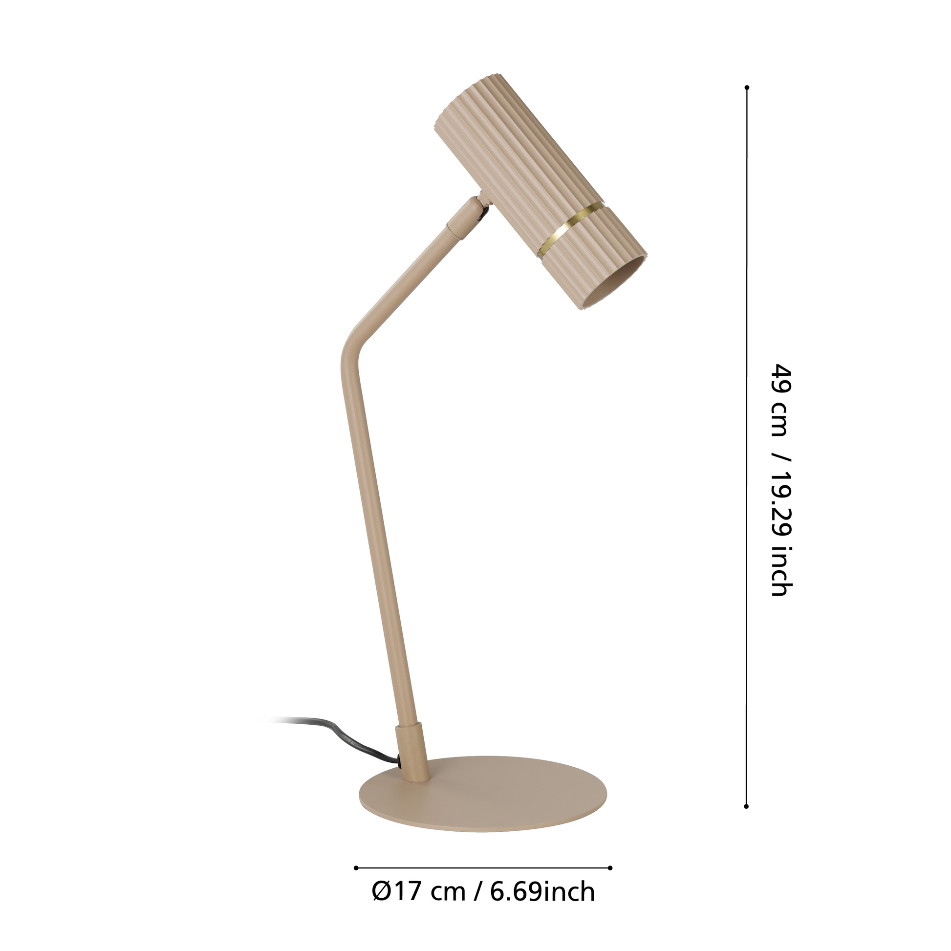 Нощна лампа CAMINIA Cream 49CM Eglo